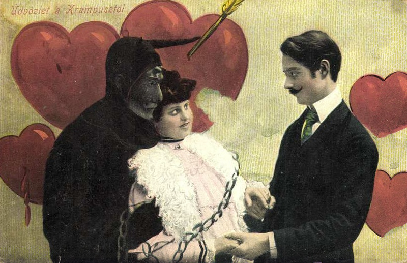 Illustration for article titled The Most Disturbing Images Of Krampus, Santa's Child-Eating Counterpart